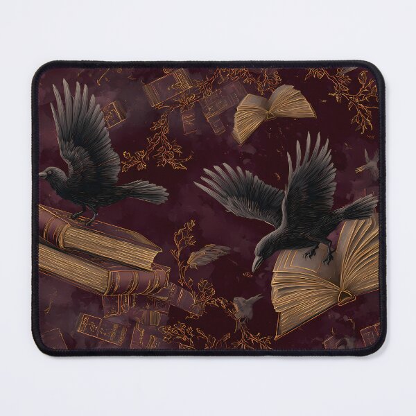 Item preview, Raven Birds Black Books Fly Art Design designed and sold by ART ATTACK ZONE.