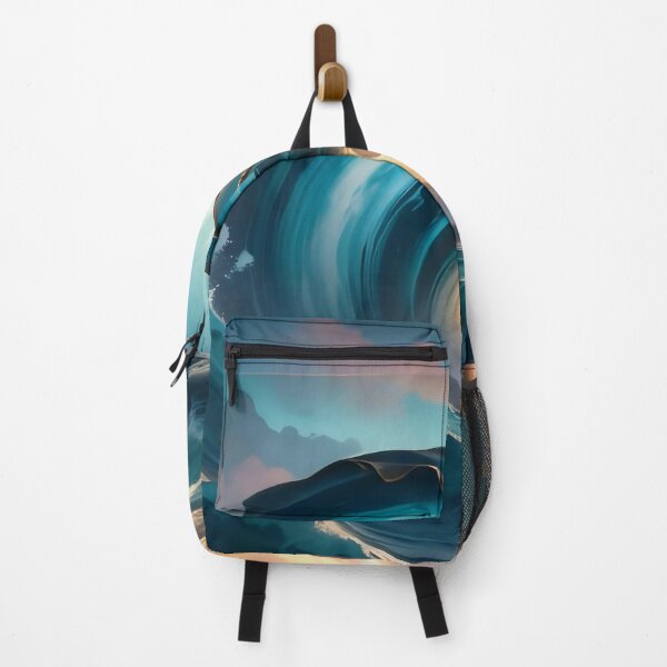 Item preview, Golden Vortex: The Eternal Sunset Wave designed and sold by Serene Strokes Art.