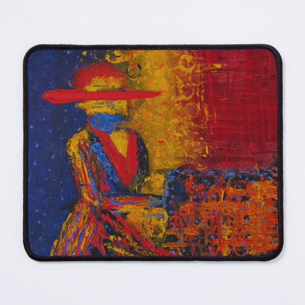 Item preview, Piano Man — Abstract Oil Painting | Duat Realm Studio designed and sold by duatrealmstudio.