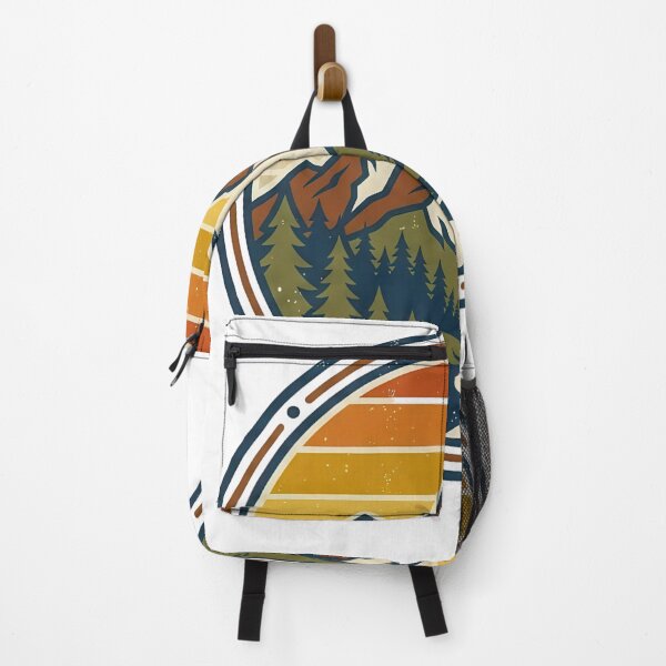 Item preview, Vintage Mountain Forest River – Retro Nature Outdoor Design designed and sold by JA World - Art & Design.