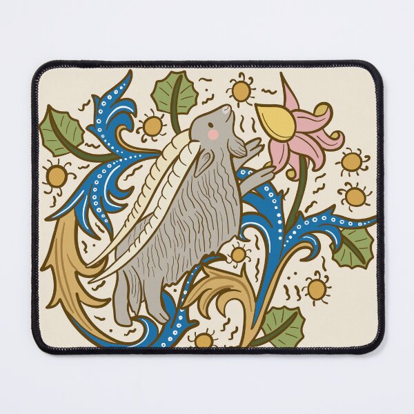 Item preview, Cute Medieval Goat Illustration Design designed and sold by MariOyama.