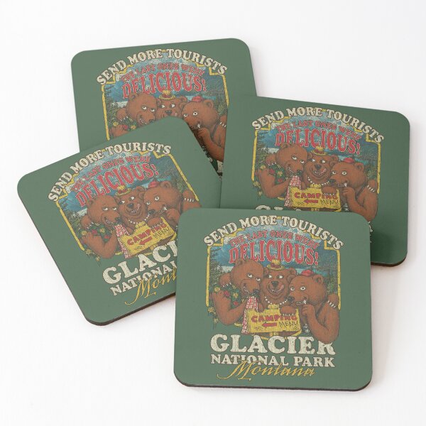 Item preview, Send More Tourists Glacier National Park Montana 1992 designed and sold by AstroZombie6669.