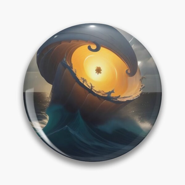 Item preview, Eye of the Storm: The Celestial Nautilus designed and sold by Serene Strokes Art.