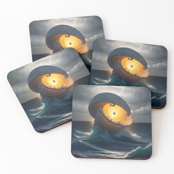 Item preview, Eye of the Storm: The Celestial Nautilus designed and sold by Serene Strokes Art.