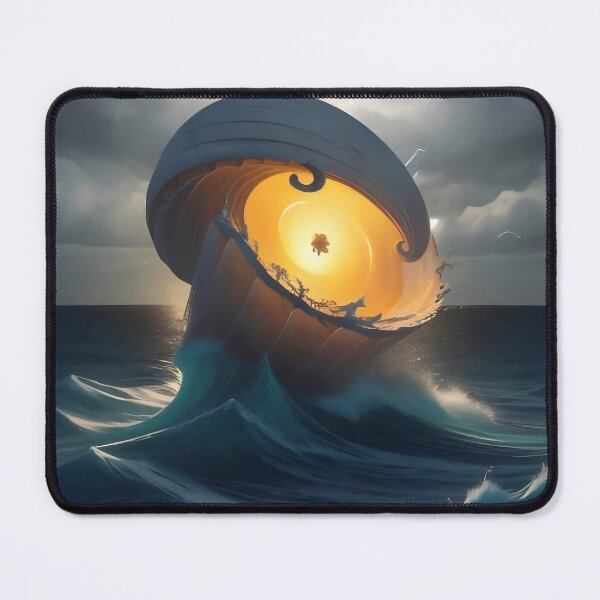 Item preview, Eye of the Storm: The Celestial Nautilus designed and sold by Serene Strokes Art.