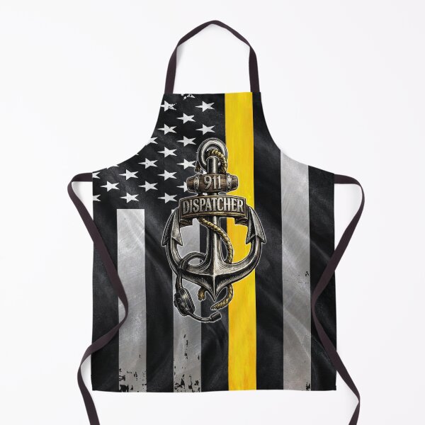 Item preview, 911 Dispatcher Anchor – Thin Gold Line American Flag Design designed and sold by artistwill.