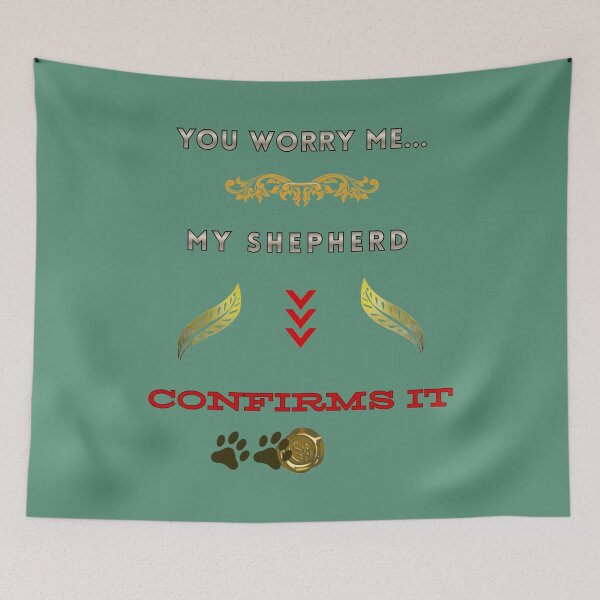 Item preview, You Worry Me My Dog Confirms It Funny Dog Lover Quote Minimalist Typography designed and sold by InkWaveX.