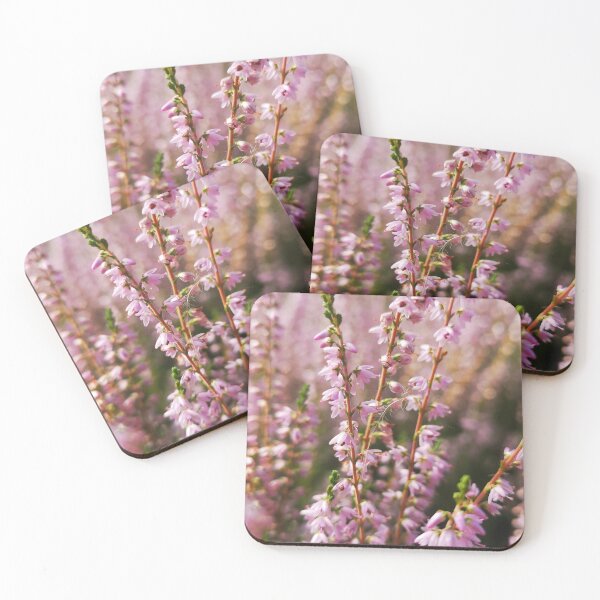 Item preview, Soft Pink Heather Wildflower Botanical Photo designed and sold by Kainicram.
