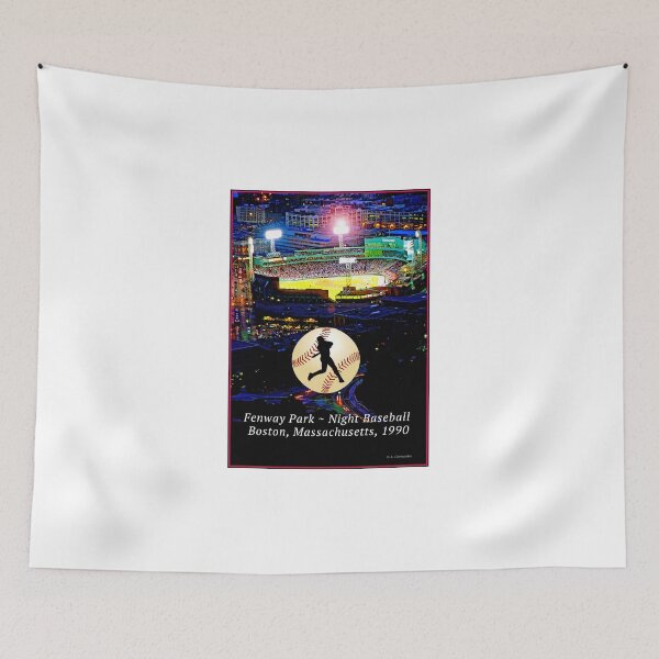 Item preview, Fenway Park. Night Baseball, Boston, Massachusetts, 1990 designed and sold by AMacGPhilly.