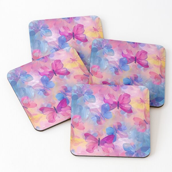 Item preview, Pastel Butterfly Pattern Dreamy Aesthetic Seamless Background Design designed and sold by onubi.