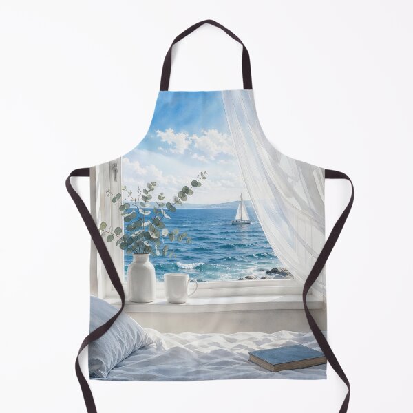 Item preview, Open Ocean Window with White Coffee Mug designed and sold by Maria Dryfhout.