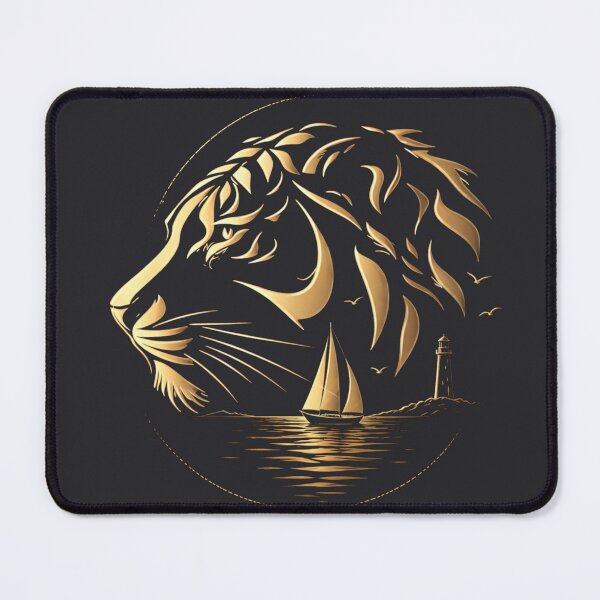 Item preview, Golden Lion Sail Spirit | Elegant Nautical Women’s T-Shirt Design designed and sold by MWSailingClub.