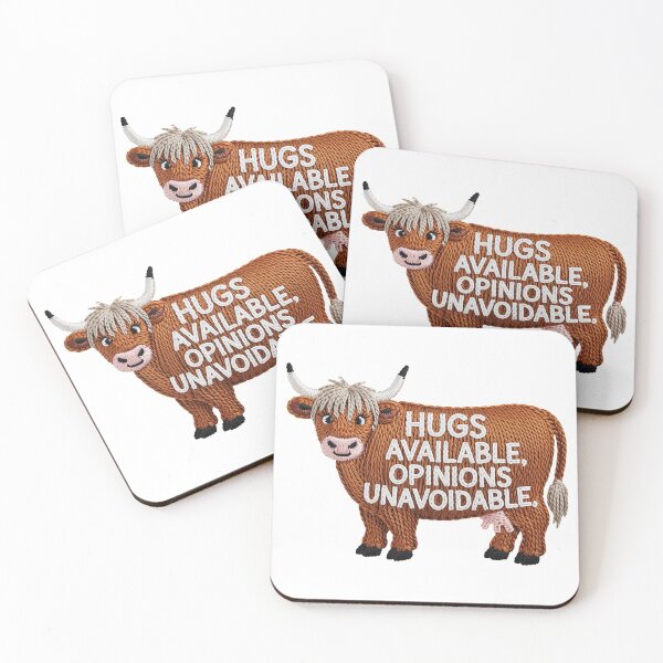 Item preview, Hugs Available, Opinions Unavoidable designed and sold by theartfulaspie.