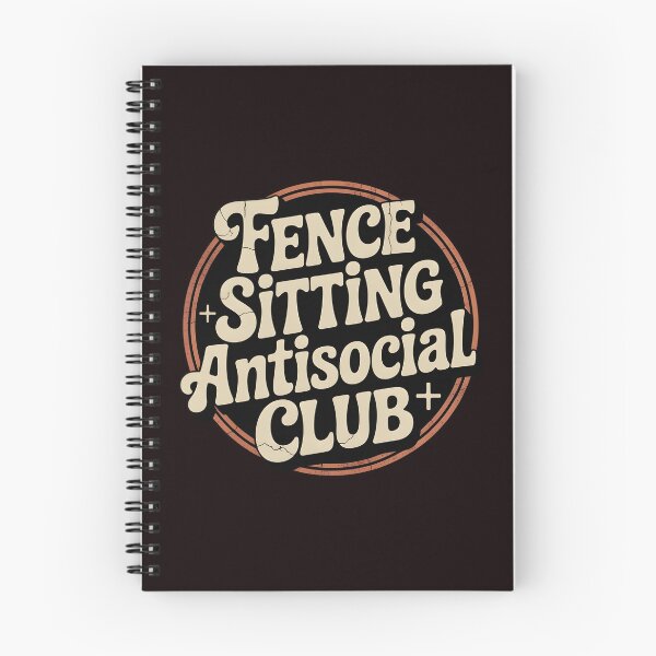 Aperçu de l'œuvre Club antisocial Fence Sitting – Personnalité antisociale amusante créée et vendue par Redgiant87x.