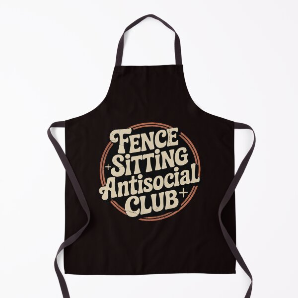 Item preview, Fence Sitting Antisocial Club – Funny Antisocial Personality designed and sold by Redgiant87x.