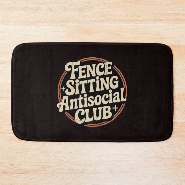 Item preview, Fence Sitting Antisocial Club – Funny Antisocial Personality designed and sold by Redgiant87x.