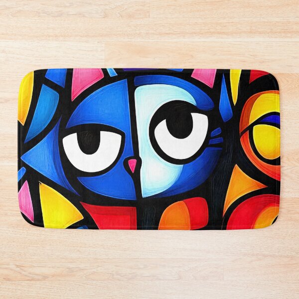 Item preview, Pop Art Colorful Cat Fantasy Design Abstract Art designed and sold by DEC02.
