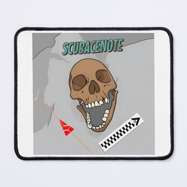 Item preview, Cave Diving Skull Fossil Cenote Scubaceote designed and sold by veryarticulated.