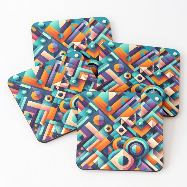 Item preview, Colorful Geometric Abstract Modern Pattern Art designed and sold by Apex Designs.