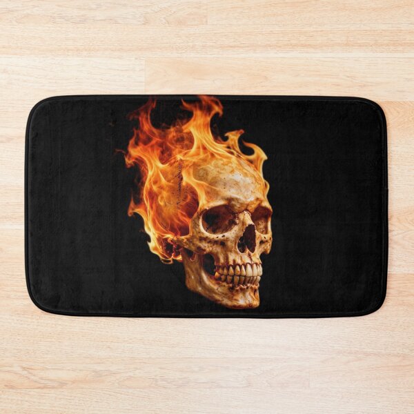 Item preview, Incinerated Flaming Skull Head designed and sold by Express210.