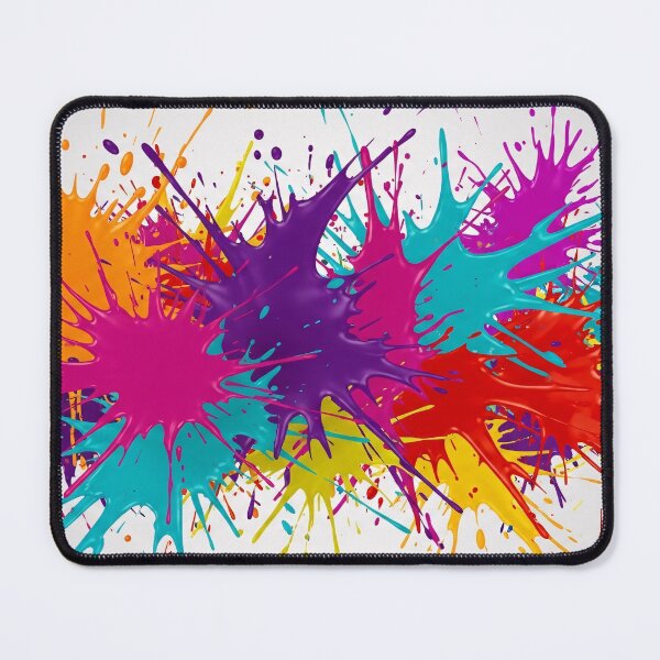 Item preview, Colorful Paint Splash Explosion Abstract Art designed and sold by PixorStudio.