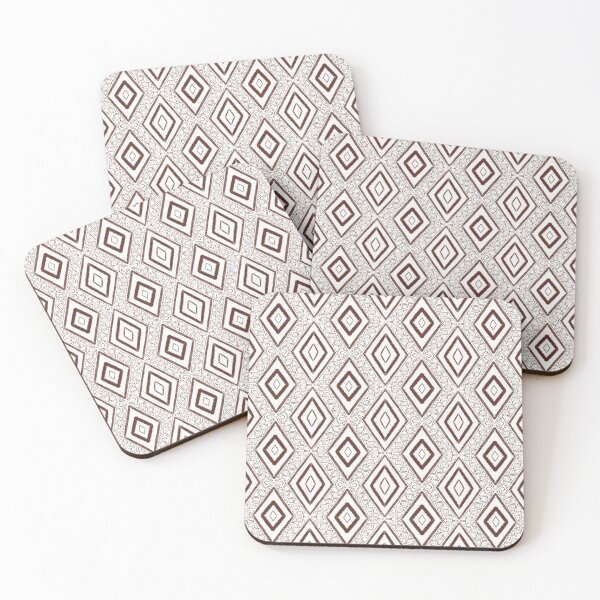 Item preview, Brown Boho Diamond Pattern designed and sold by FebruaryBloom.