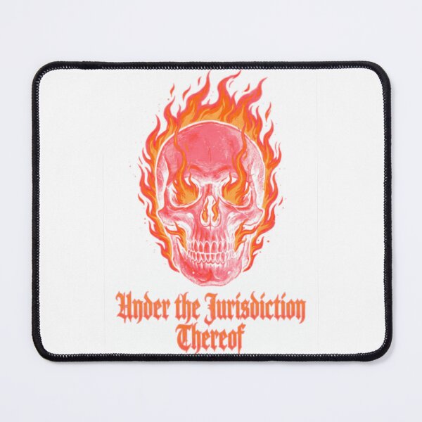Item preview, Under the Jurisdiction Thereof Flaming Skull designed and sold by SE Tees.