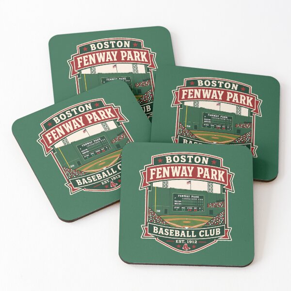 Item preview, Boston Fenway Park Vintage Baseball Badge, Green Monster Stadium Retro Design designed and sold by GhostDawgs.