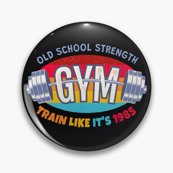 Item preview, Old School Gym: Strength Training Like It’s Vintage 80s Bodybuilding. Train Like It's 1985. Rainbow. designed and sold by SIR13.