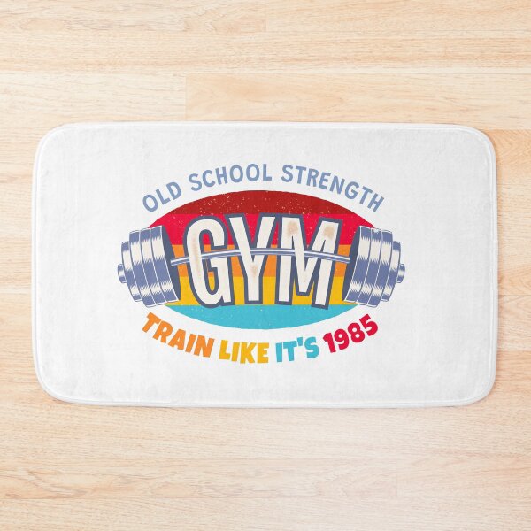 Item preview, Old School Gym: Strength Training Like It’s Vintage 80s Bodybuilding. Train Like It's 1985. Rainbow. designed and sold by SIR13.