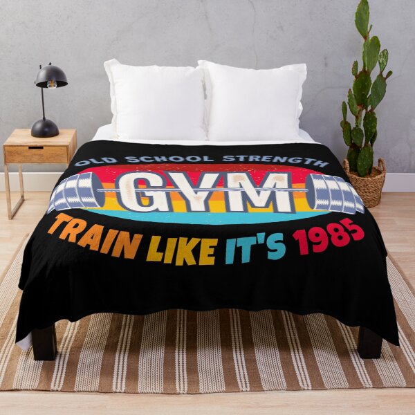 Item preview, Old School Gym: Strength Training Like It’s Vintage 80s Bodybuilding. Train Like It's 1985. Rainbow. designed and sold by SIR13.