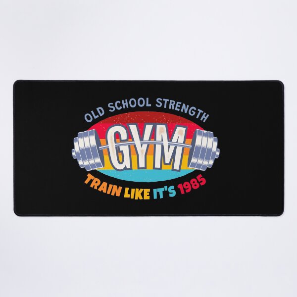 Item preview, Old School Gym: Strength Training Like It’s Vintage 80s Bodybuilding. Train Like It's 1985. Rainbow. designed and sold by SIR13.
