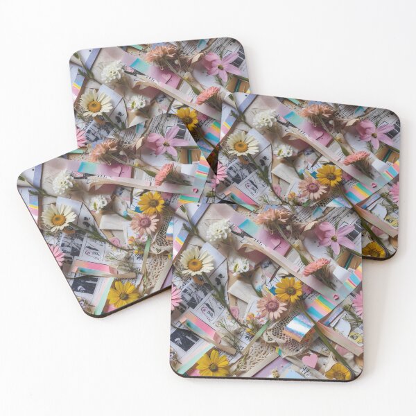 Item preview, Vintage Chaos: Maximalist Scrapbook Dusty Rose and Gold designed and sold by teresazeta.