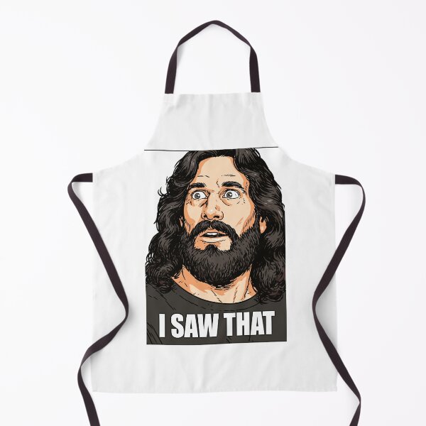 Item preview, Shocked I Saw That Jesus Black Background designed and sold by Piotrek0001.
