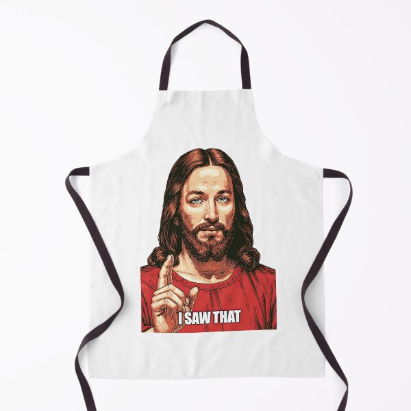Item preview, Pointing I Saw That Jesus Red Background designed and sold by Piotrek0001.