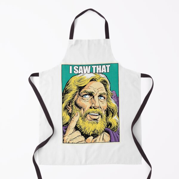 Item preview, Pop Art Yellow Hair I Saw That Jesus Teal Background designed and sold by Piotrek0001.