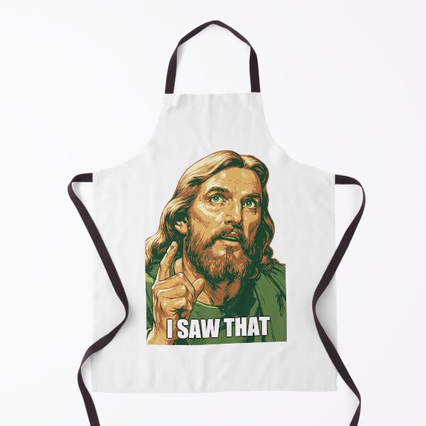 Item preview, Green Background I Saw That Jesus Pointing designed and sold by Piotrek0001.