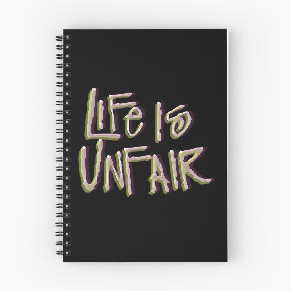 Item preview, life is unfair designed and sold by remerasnerdas.
