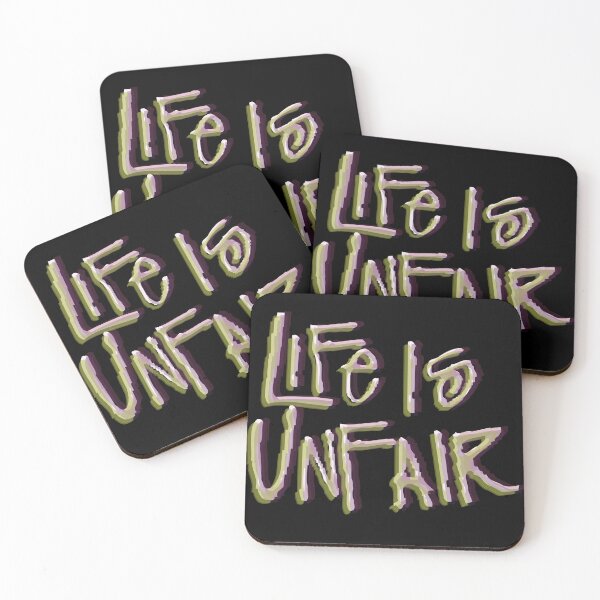 Item preview, life is unfair designed and sold by remerasnerdas.