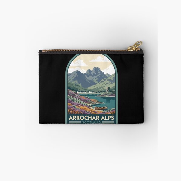 Artikelvorschau, Vintage-Reiseposter „Arrochar Alps, Schottland“ entworfen und verkauft von Loom on the Loch.