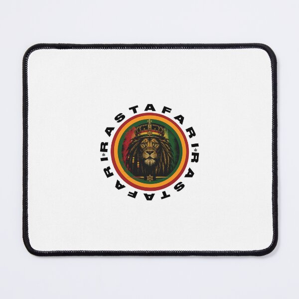 Item preview, Rastafari Lion Crown Reggae Rasta Colors Graphic T-Shirt Design designed and sold by EvulAtheng Designs.