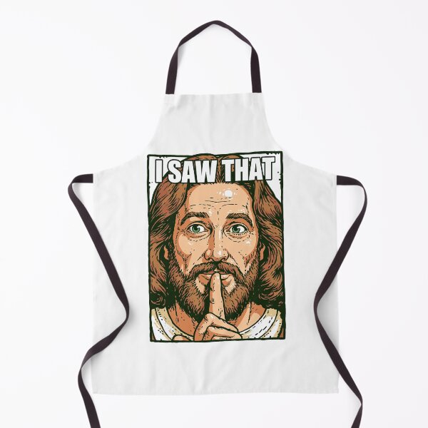 Item preview, White Background I Saw That Jesus Pointing Art designed and sold by Piotrek0001.