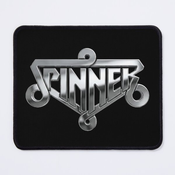 Item preview, Blade Runner Spinner logo in chrome designed and sold by The Common Tee.