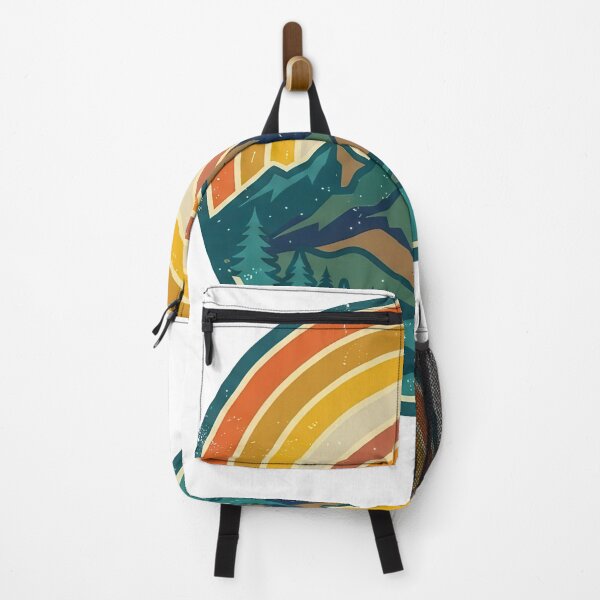 Item preview, Vintage Mountain Sunset Landscape – Retro Outdoor Nature Design designed and sold by JA World - Art & Design.