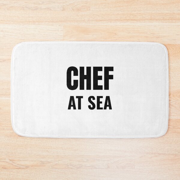 Item preview, Chef At Sea (Black) designed and sold by ShipCrewNation.