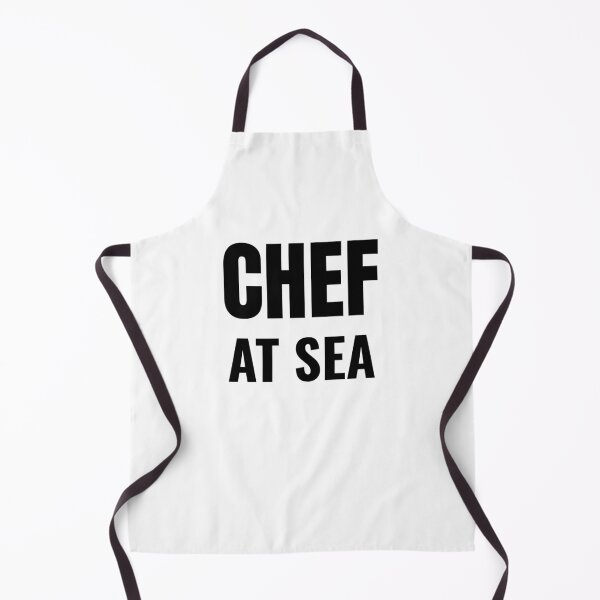 Item preview, Chef At Sea (Black) designed and sold by ShipCrewNation.