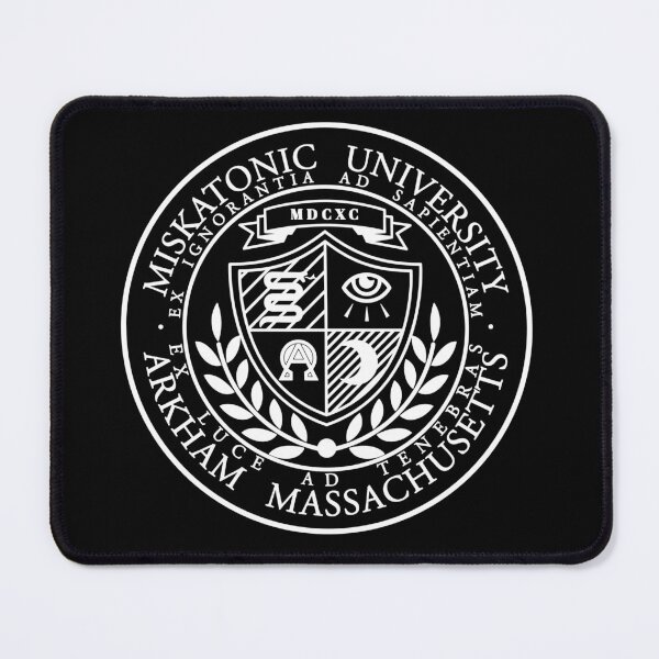Item preview, Miskatonic University Insignia White designed and sold by Great Old Craft.