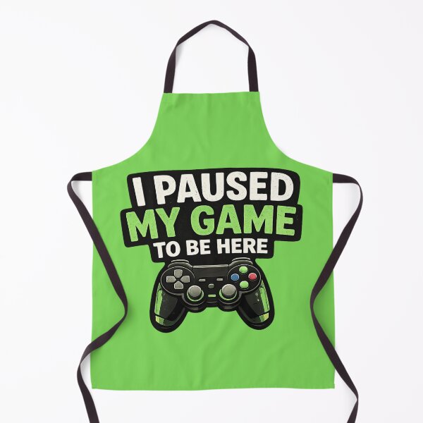 Item preview, I Paused My Game To Be Here Funny Gamer Quote Design designed and sold by ArtComixHaven.