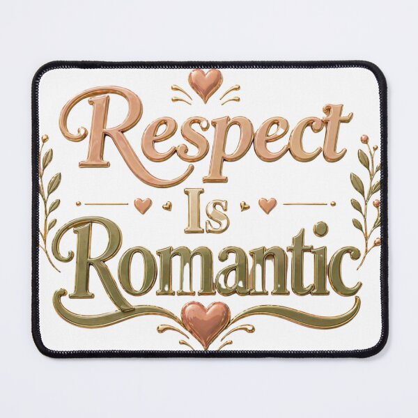 Item preview, Respect Is Romantic Relationship Quote designed and sold by JagrDesigns.