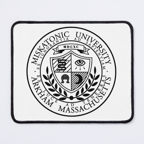 Item preview, Miskatonic University Insignia Black designed and sold by Great Old Craft.